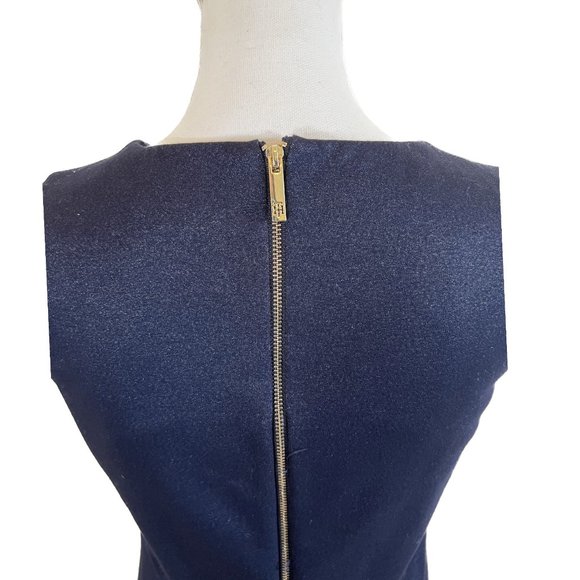 Tommy Hilfiger Classic Navy Sleeveless Sheath Dress - Picture 6 of 16